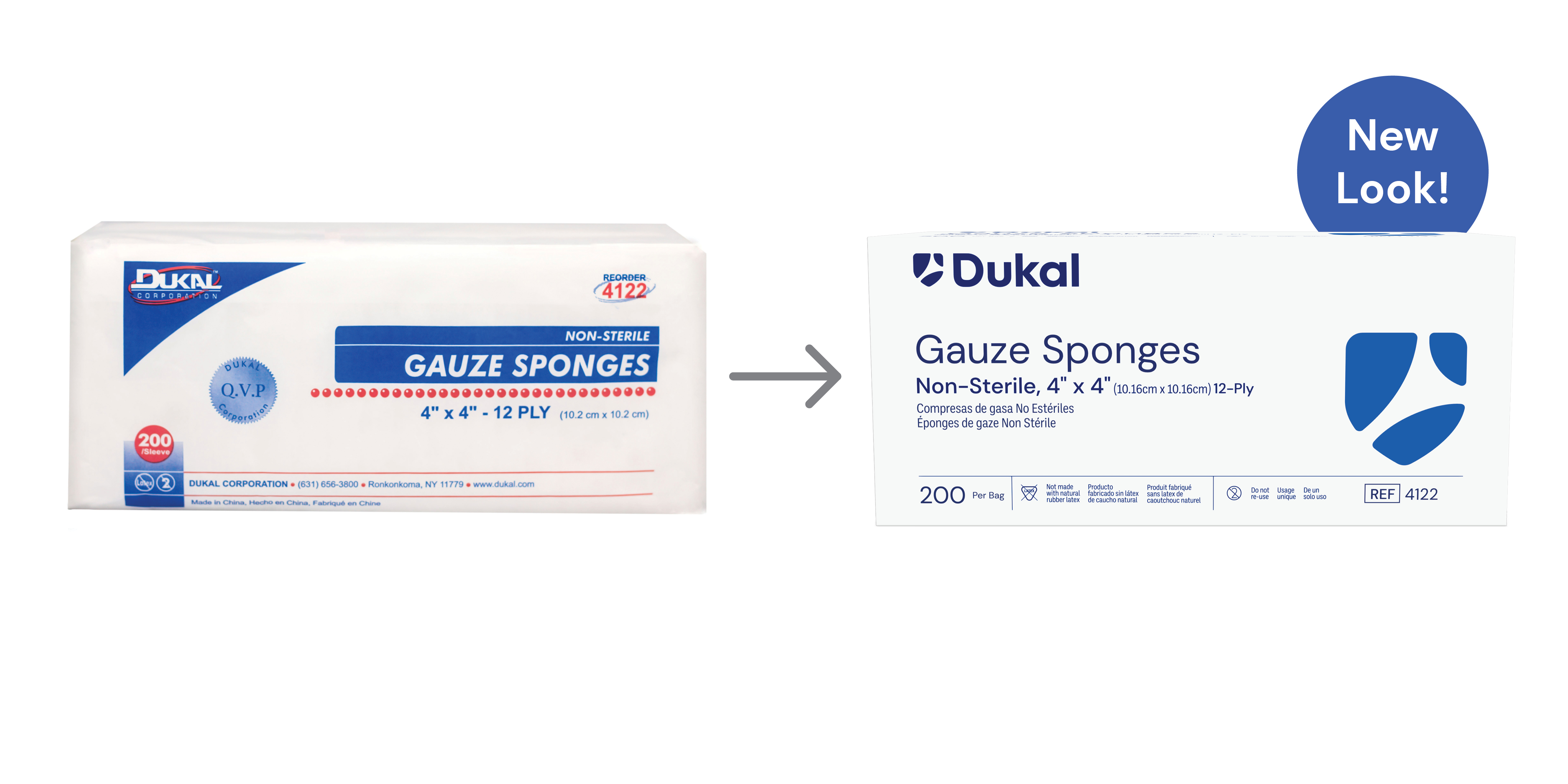 Gauze Sponges, 12-Ply, 4